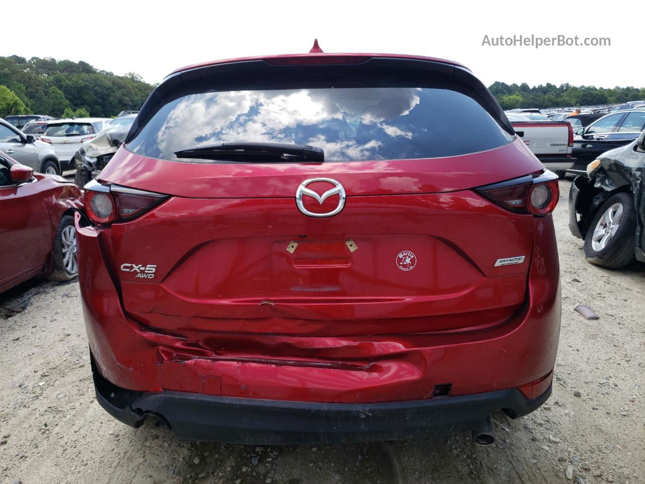 2019 Mazda Cx-5 Touring Красный vin: JM3KFBCM9K1666375