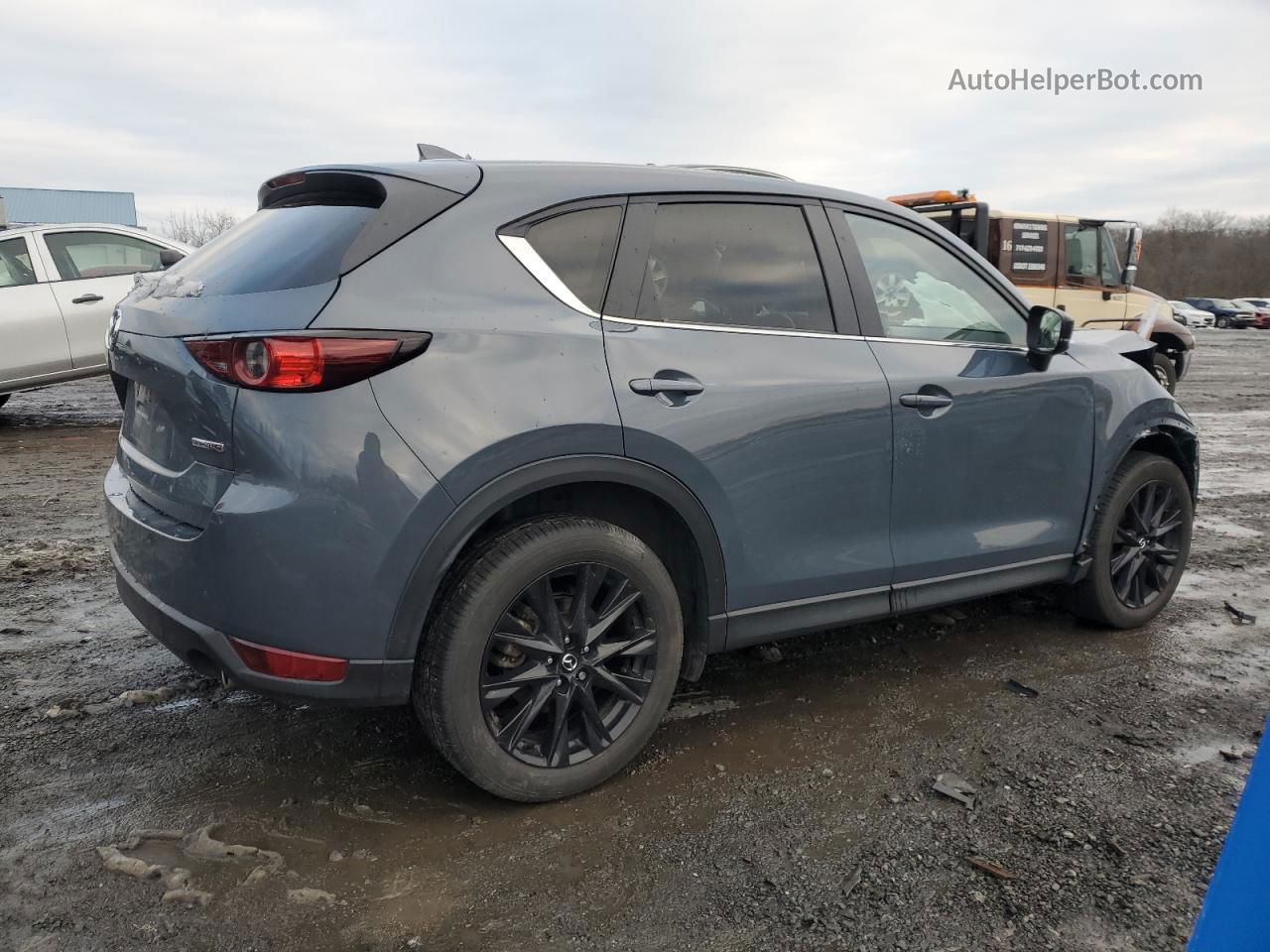 2021 Mazda Cx-5 Touring Blue vin: JM3KFBCM9M0334929