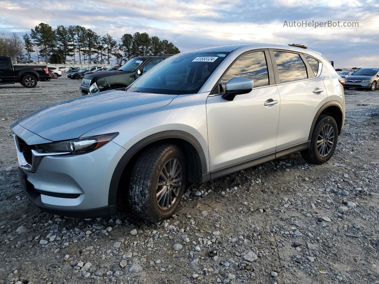 2021 Mazda Cx-5 Touring Silver vin: JM3KFBCM9M0400668