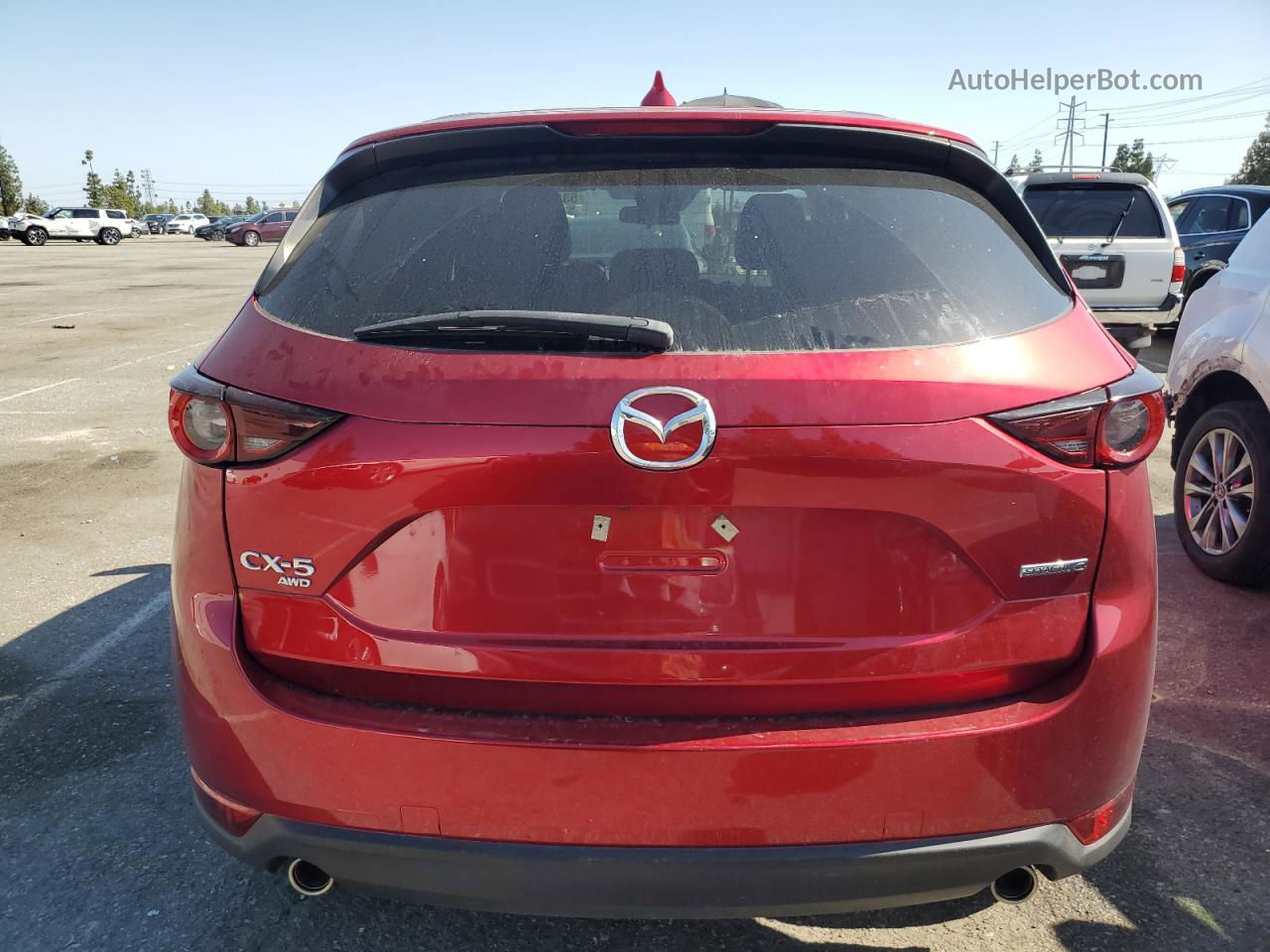 2021 Mazda Cx-5 Touring Red vin: JM3KFBCM9M0446047