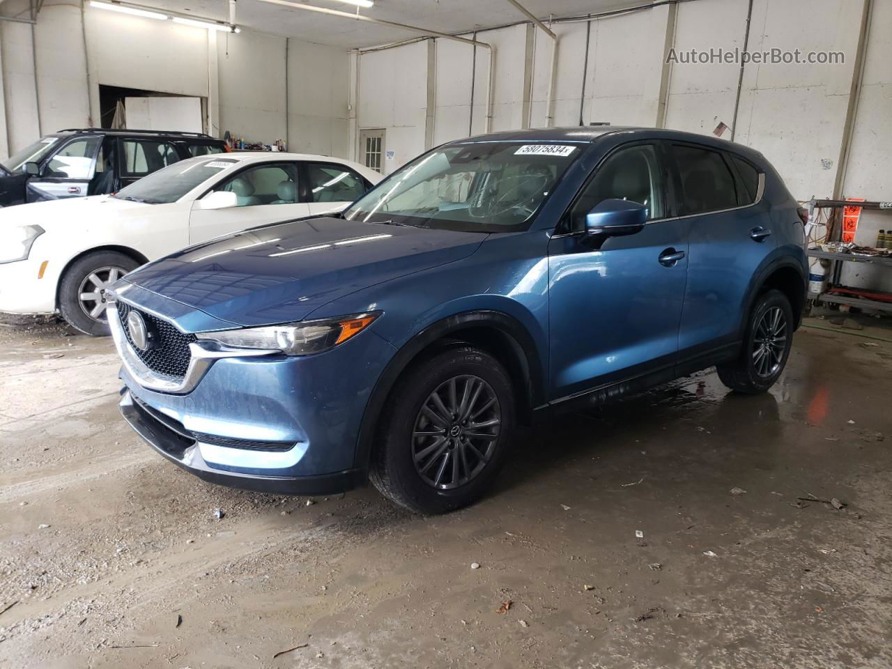 2021 Mazda Cx-5 Touring Blue vin: JM3KFBCM9M0481994