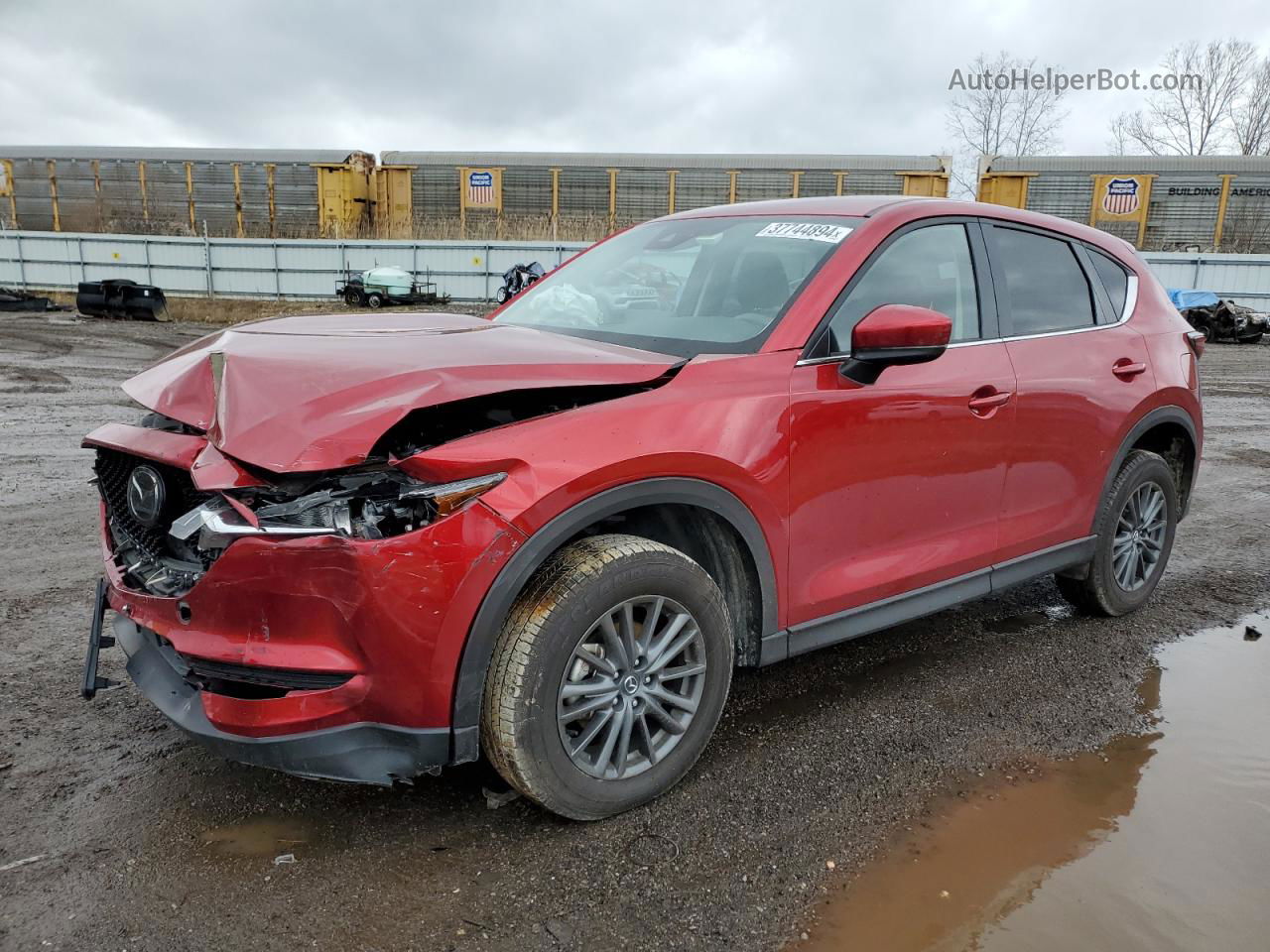 2021 Mazda Cx-5 Touring Red vin: JM3KFBCM9M0497970