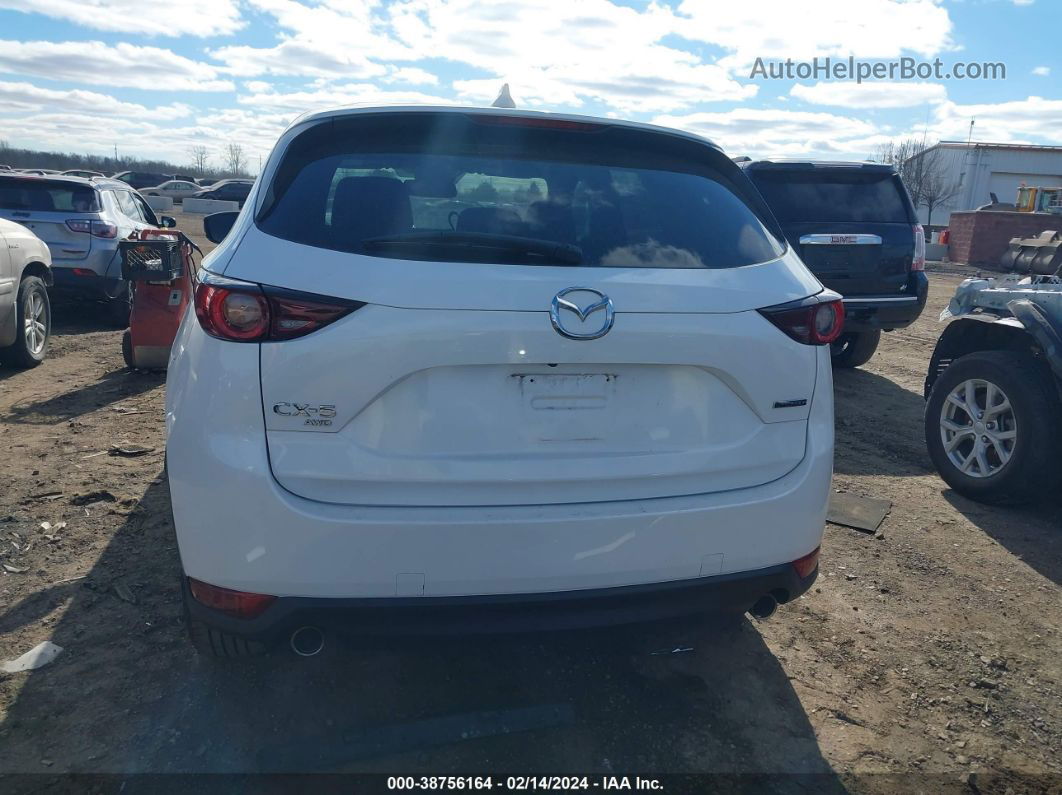 2021 Mazda Cx-5 Touring White vin: JM3KFBCM9M1373532