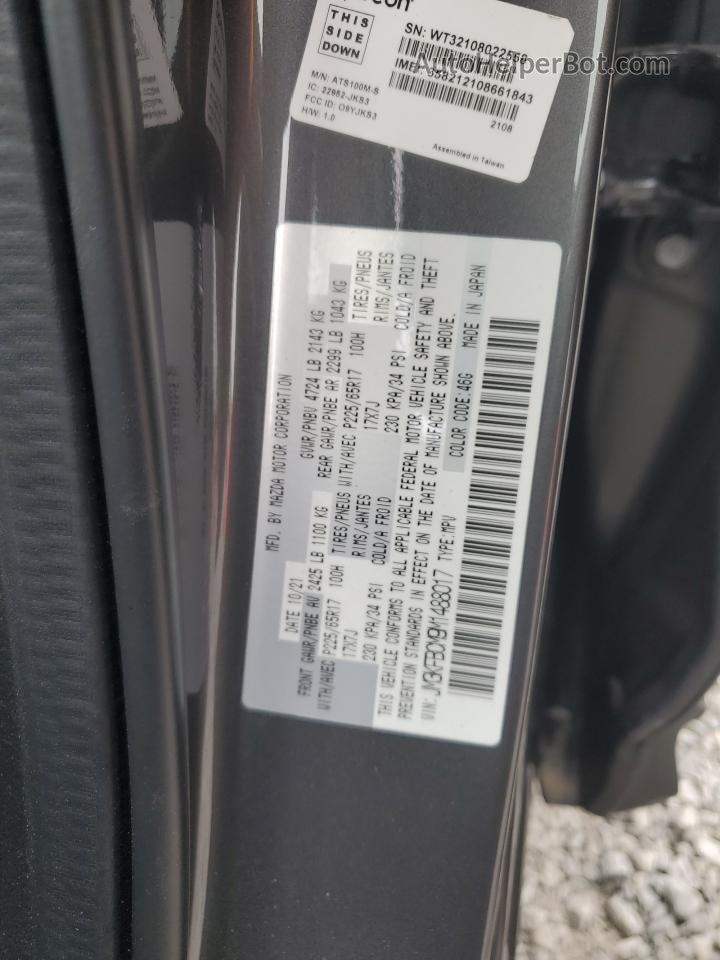 2021 Mazda Cx-5 Touring Charcoal vin: JM3KFBCM9M1488017