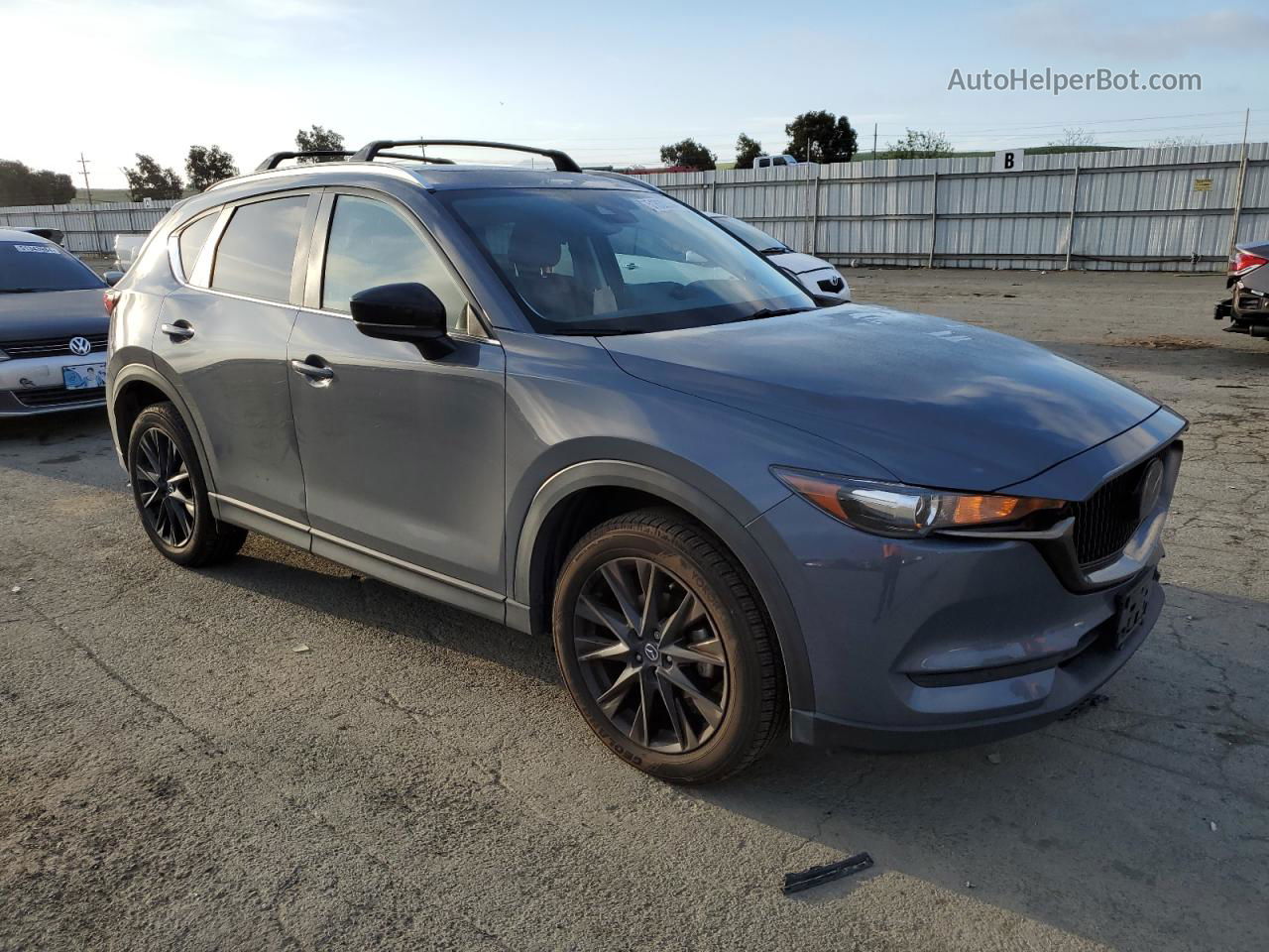 2021 Mazda Cx-5 Touring Blue vin: JM3KFBCMXM0342120