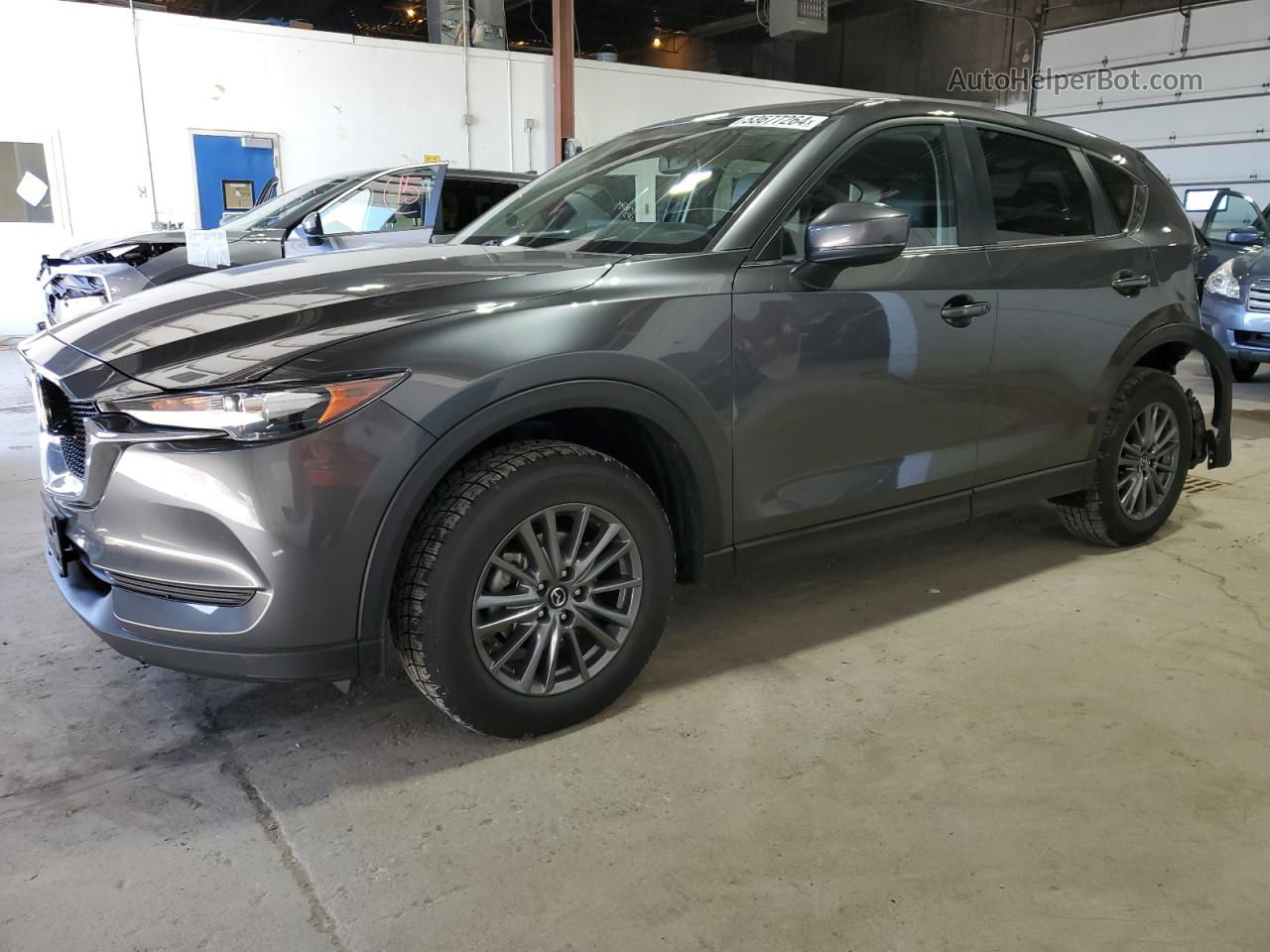 2021 Mazda Cx-5 Touring Gray vin: JM3KFBCMXM0423828