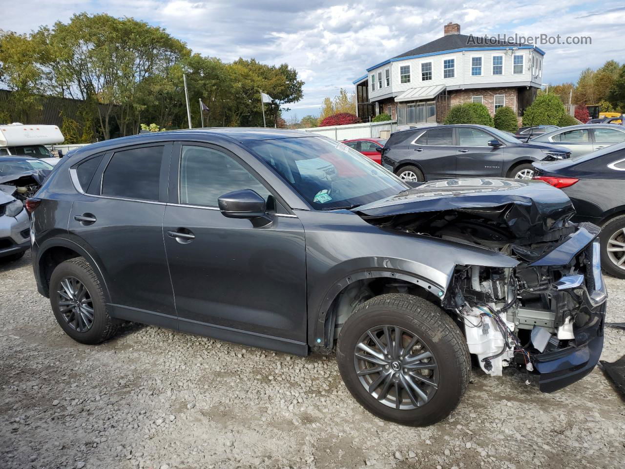 2021 Mazda Cx-5 Touring Silver vin: JM3KFBCMXM0465075