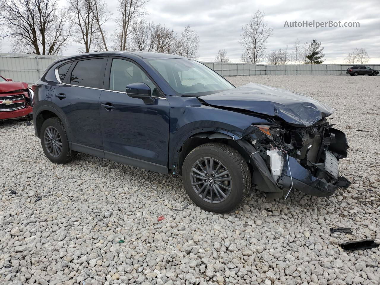 2021 Mazda Cx-5 Touring Синий vin: JM3KFBCMXM0468204