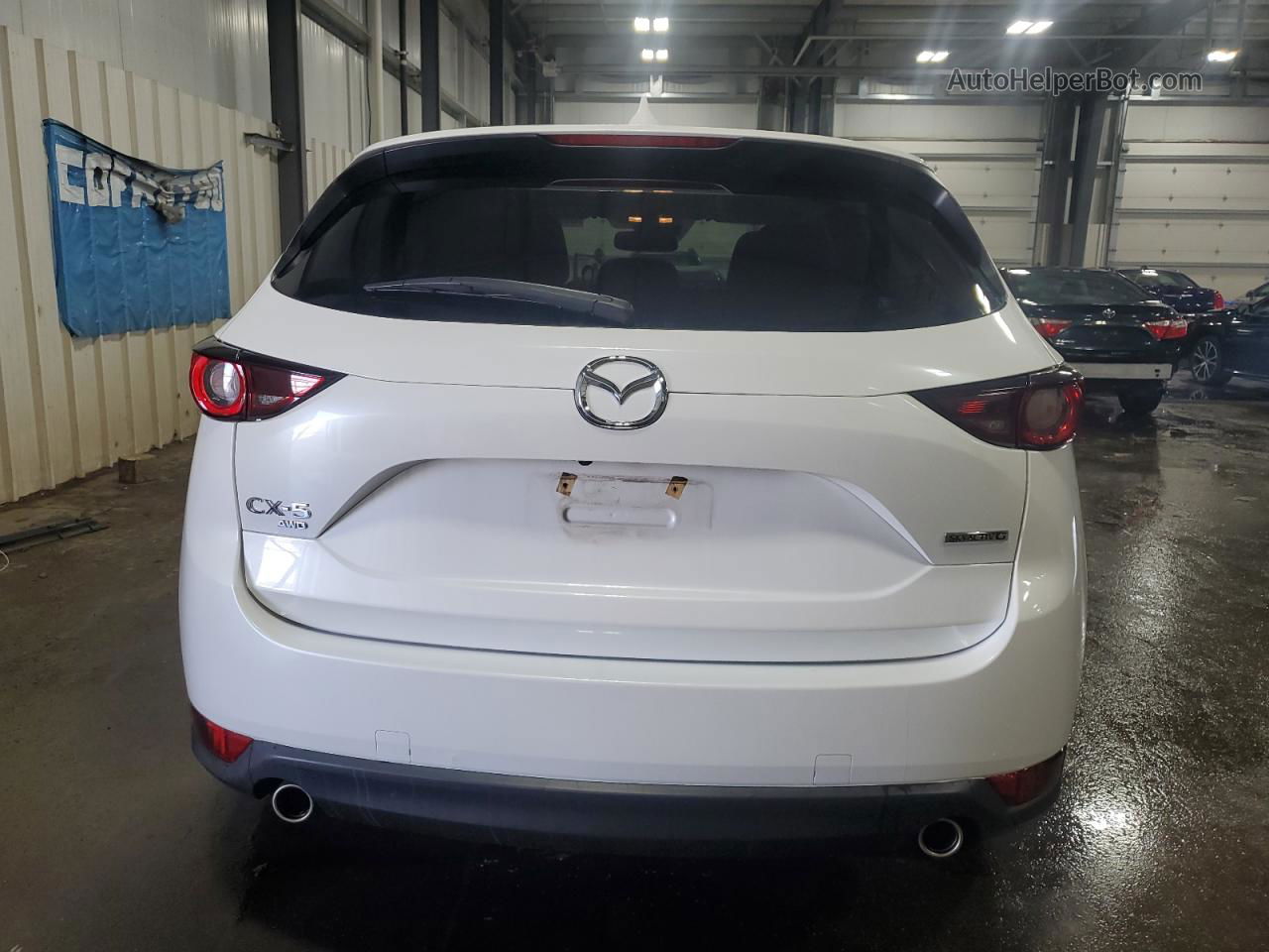 2021 Mazda Cx-5 Touring White vin: JM3KFBCMXM1368629