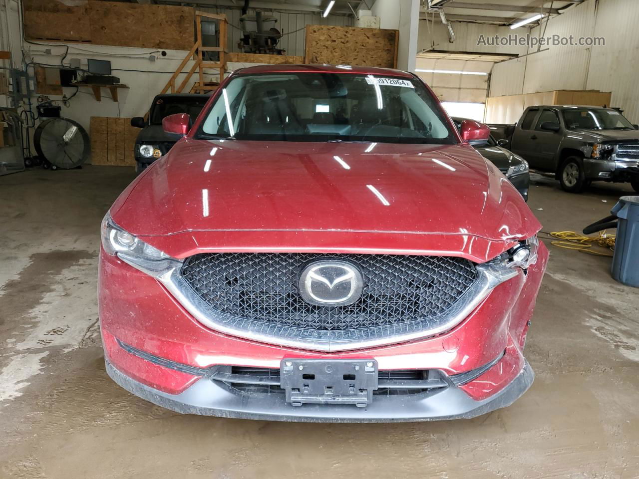 2021 Mazda Cx-5 Touring Maroon vin: JM3KFBCMXM1474658