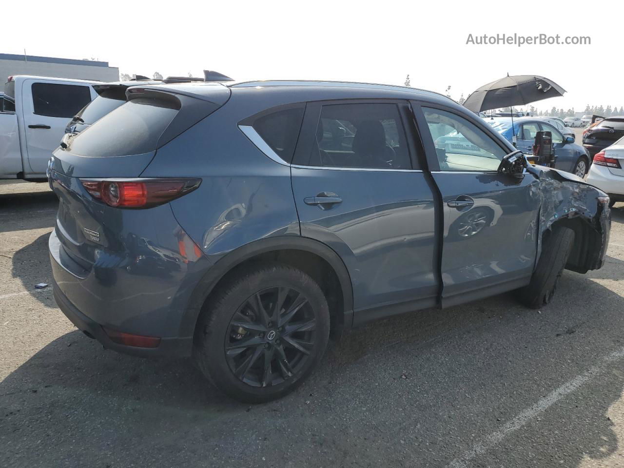 2021 Mazda Cx-5 Carbon Edition Blue vin: JM3KFBCY1M0377793