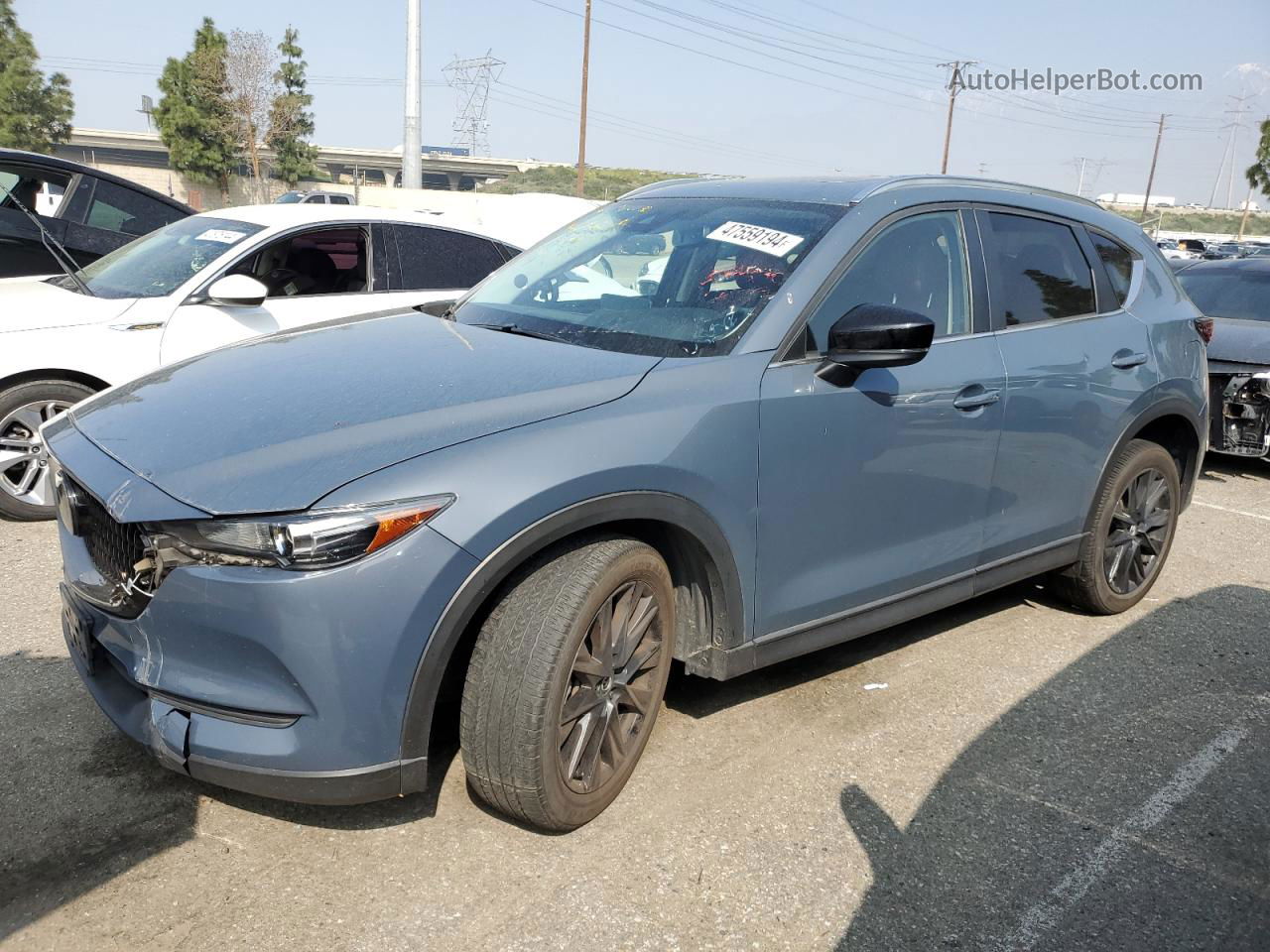 2021 Mazda Cx-5 Carbon Edition Blue vin: JM3KFBCY1M0377793