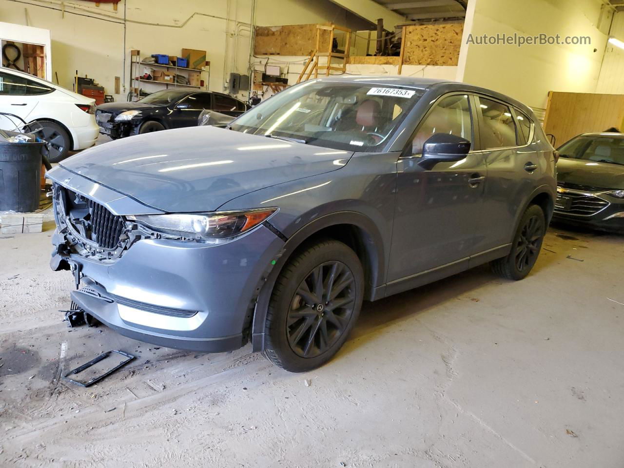 2021 Mazda Cx-5 Carbon Edition Gray vin: JM3KFBCY1M0425129