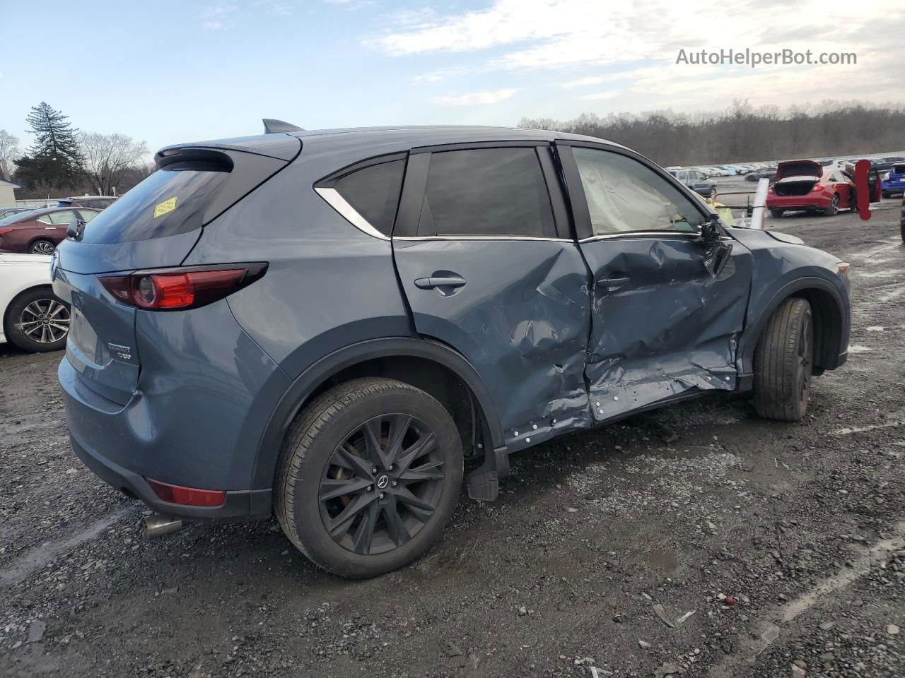 2021 Mazda Cx-5 Carbon Edition Blue vin: JM3KFBCY5M0391339