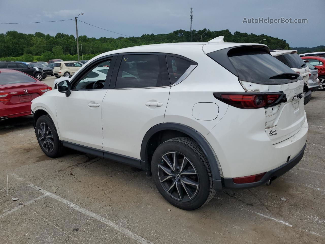 2017 Mazda Cx-5 Grand Touring White vin: JM3KFBDL1H0114552