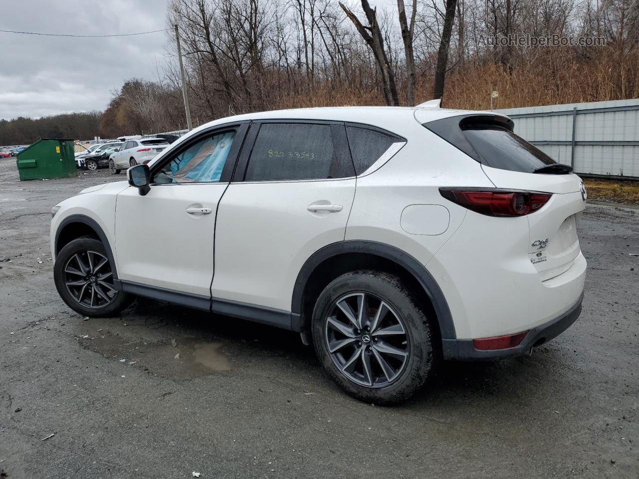 2017 Mazda Cx-5 Grand Touring White vin: JM3KFBDL1H0186996