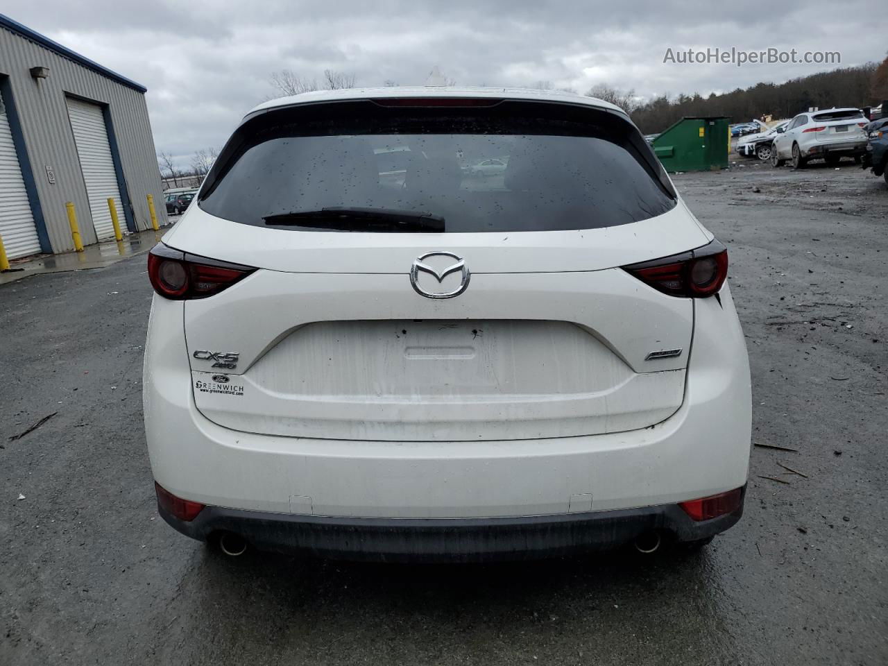 2017 Mazda Cx-5 Grand Touring White vin: JM3KFBDL1H0186996