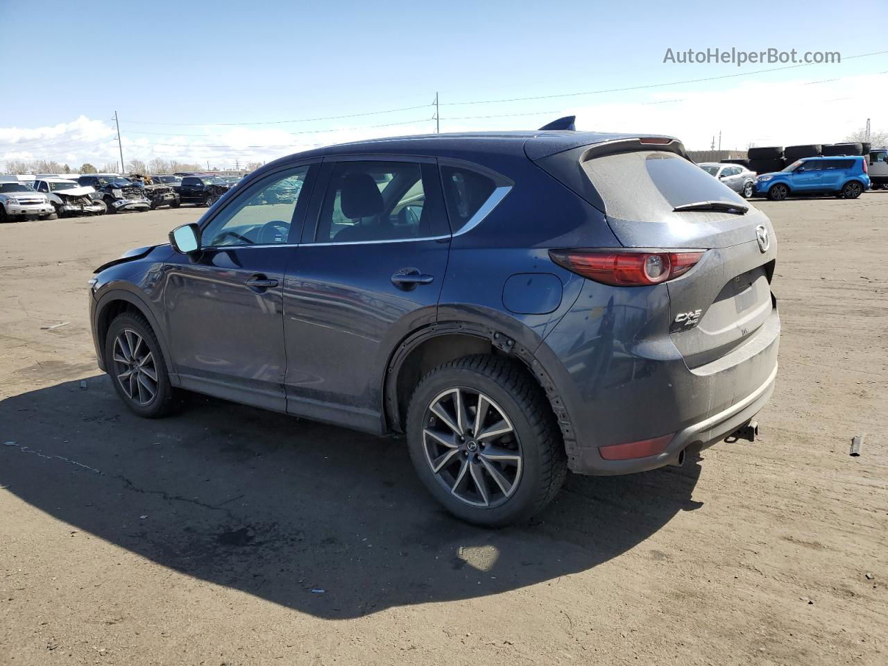 2017 Mazda Cx-5 Grand Touring Синий vin: JM3KFBDL2H0205491