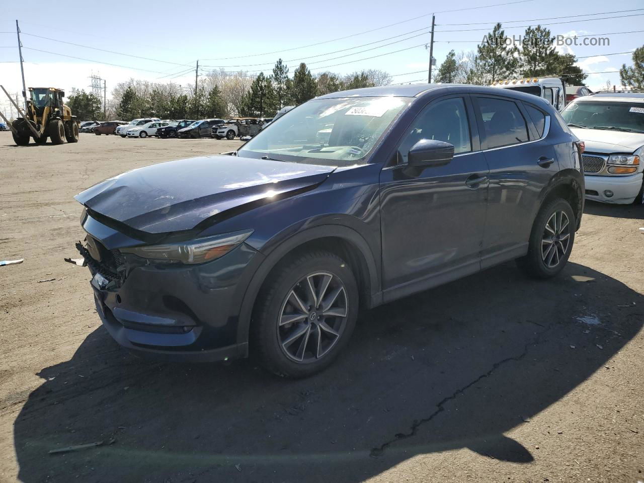 2017 Mazda Cx-5 Grand Touring Blue vin: JM3KFBDL2H0205491