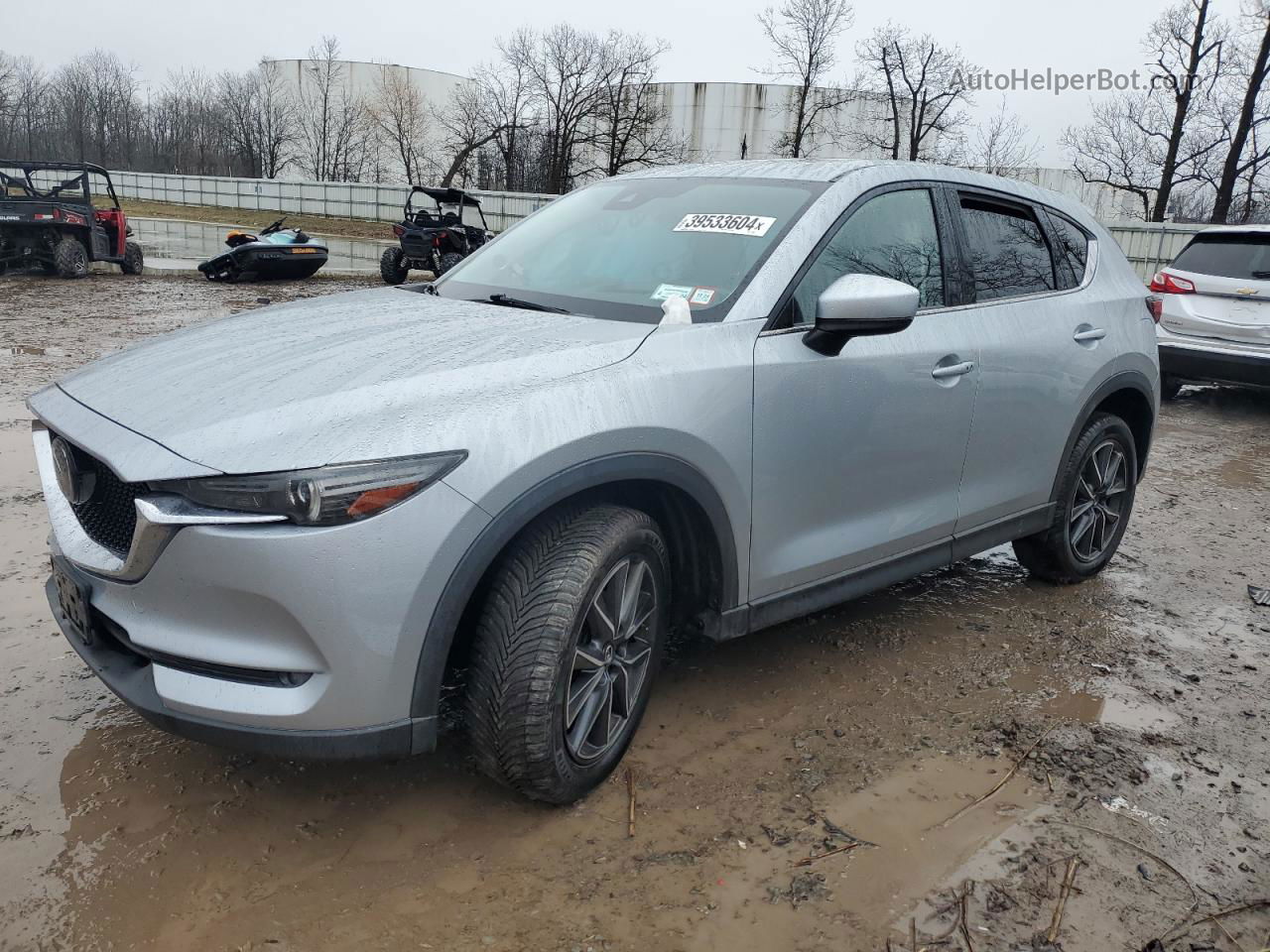 2017 Mazda Cx-5 Grand Touring Silver vin: JM3KFBDL3H0123205