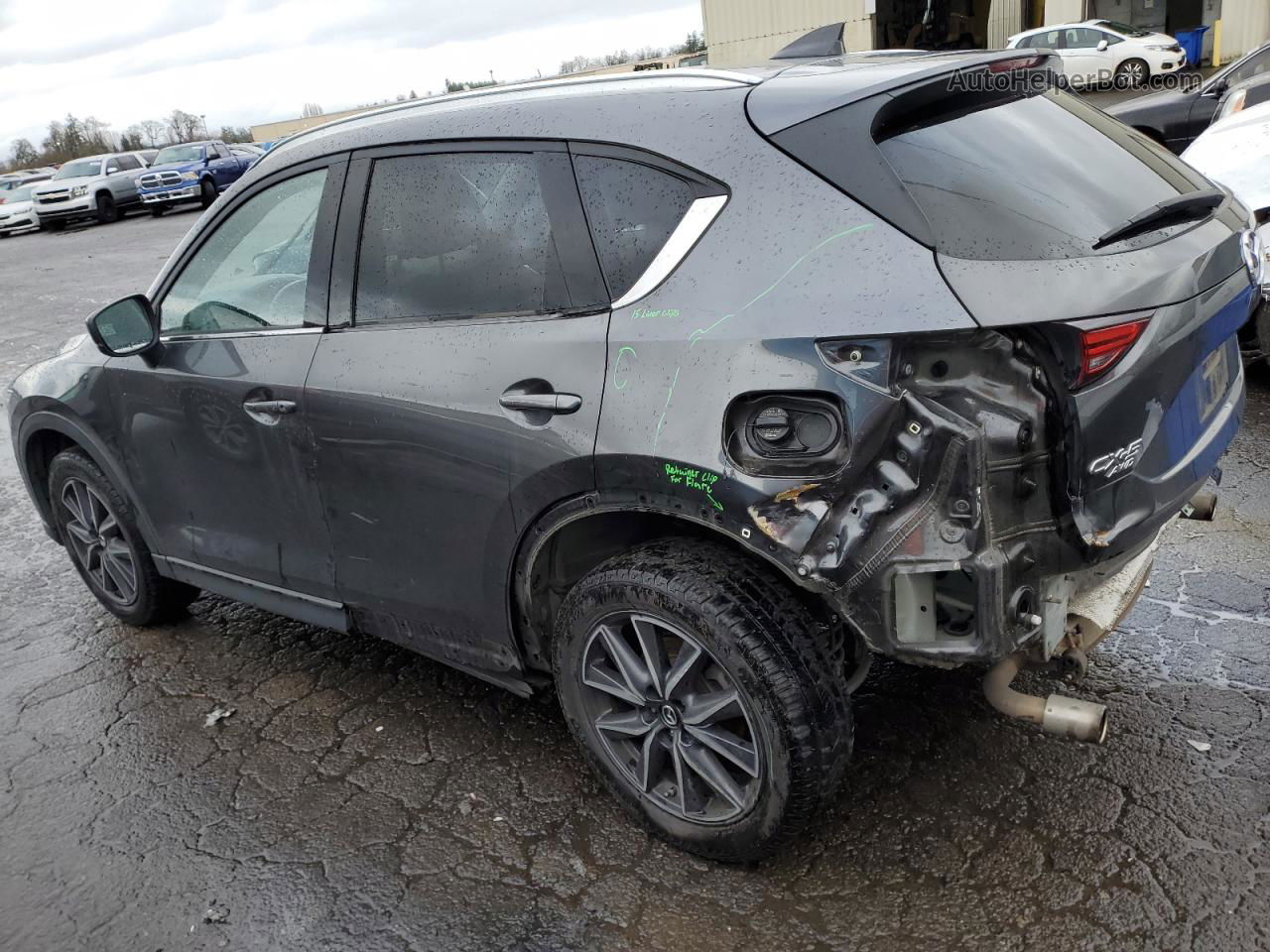 2017 Mazda Cx-5 Grand Touring Gray vin: JM3KFBDL3H0200073