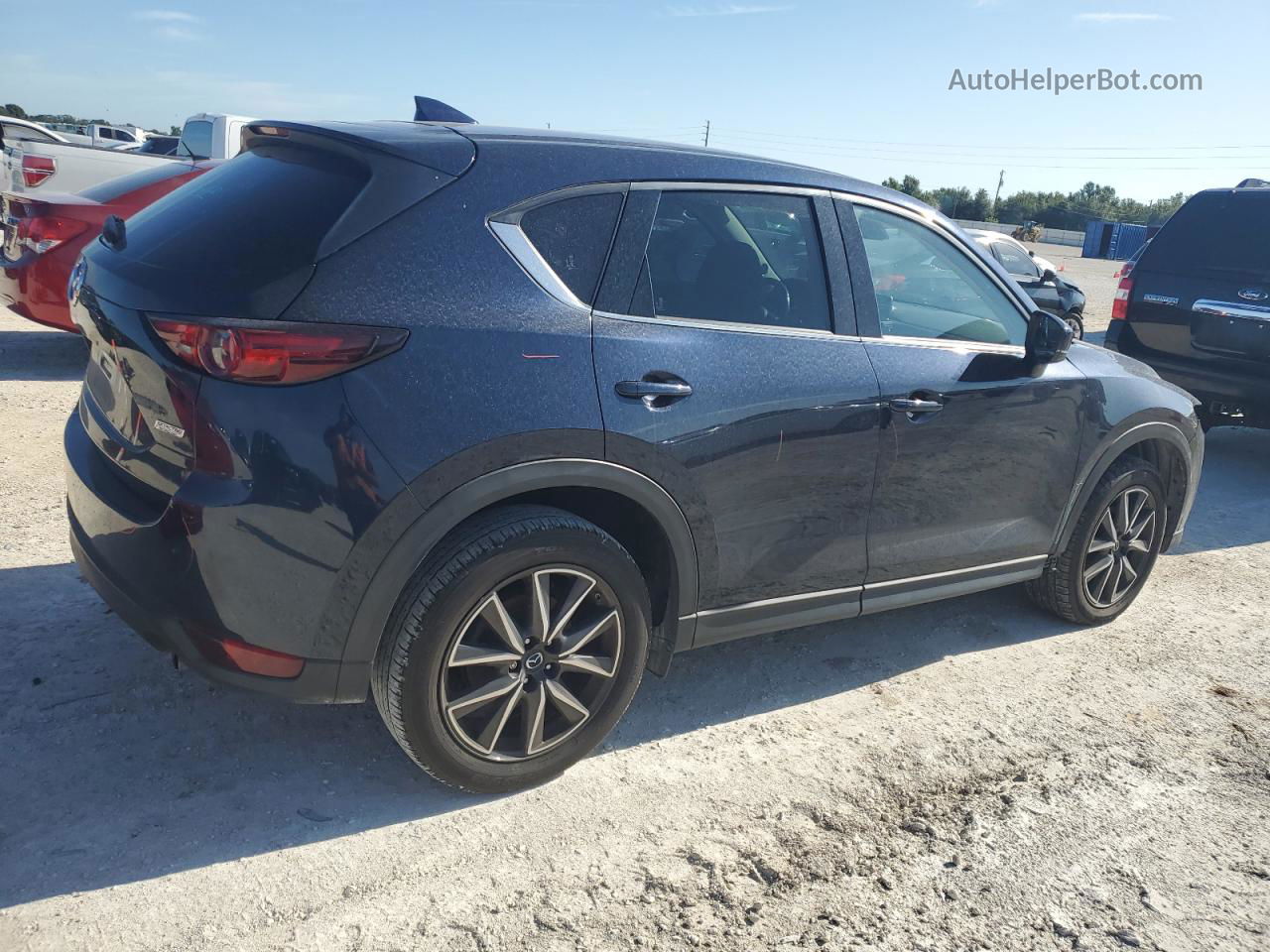 2017 Mazda Cx-5 Grand Touring Синий vin: JM3KFBDL5H0161387