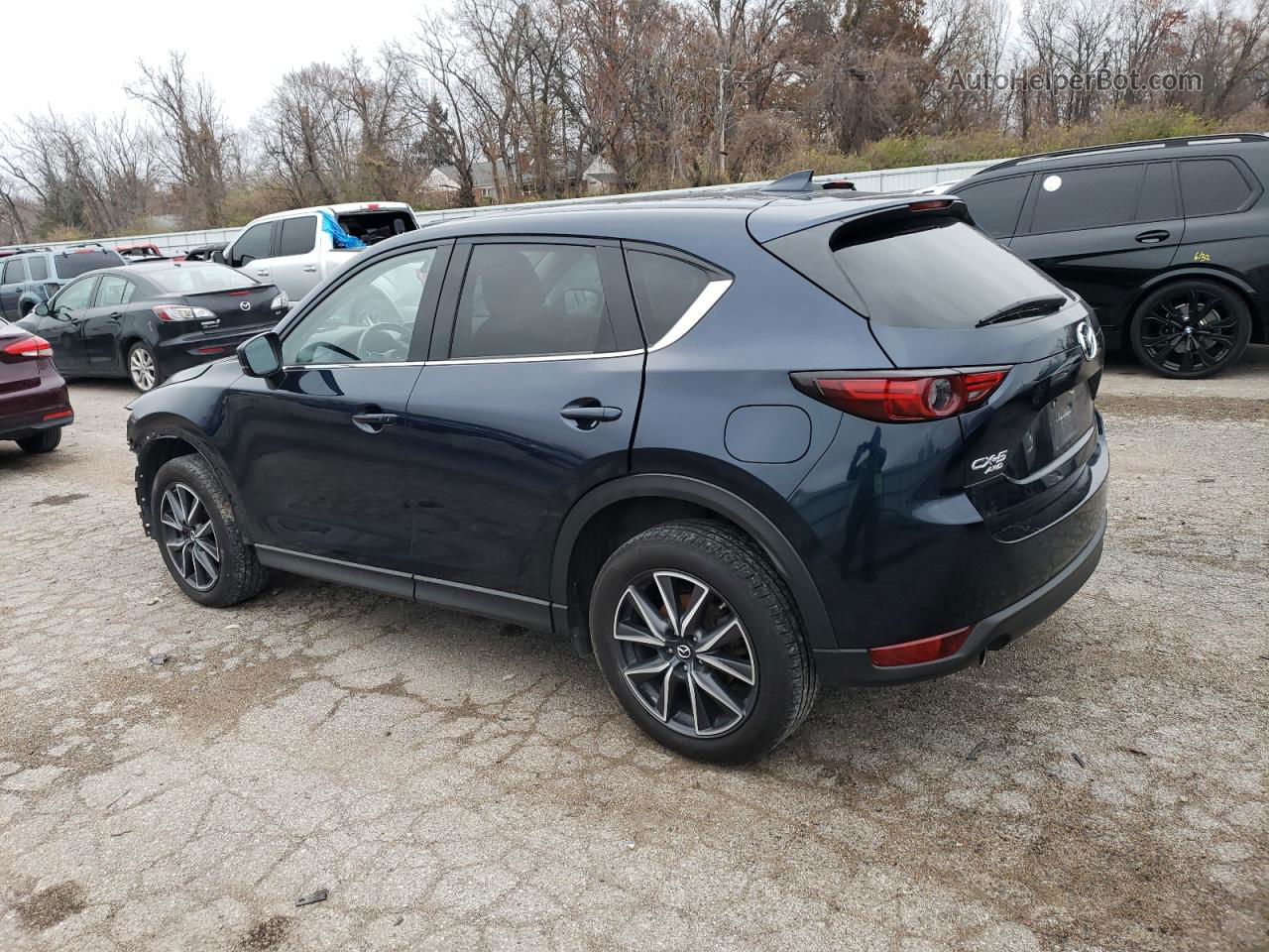 2017 Mazda Cx-5 Grand Touring Синий vin: JM3KFBDL6H0151015