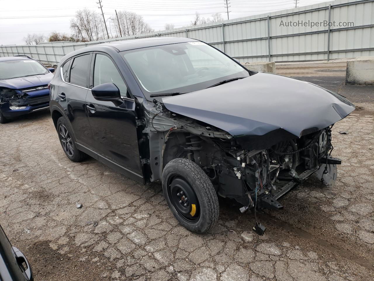 2017 Mazda Cx-5 Grand Touring Blue vin: JM3KFBDL6H0151015