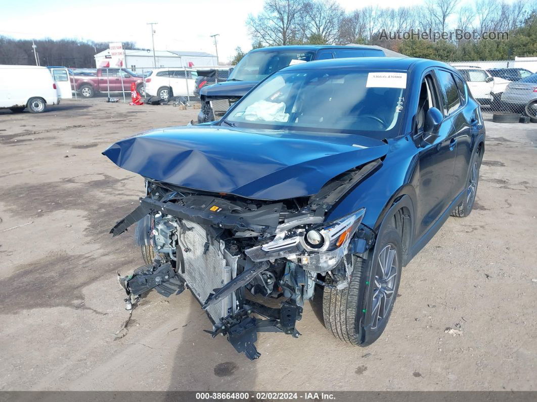 2017 Mazda Cx-5 Grand Touring Dark Blue vin: JM3KFBDLXH0166567