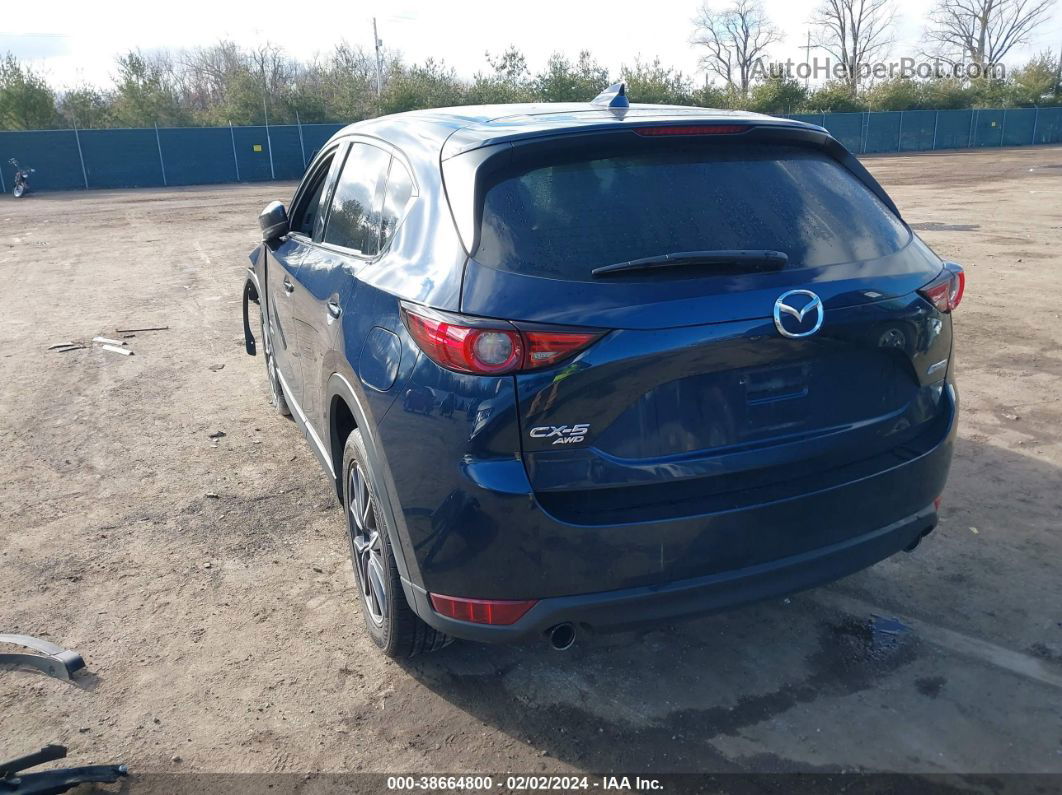 2017 Mazda Cx-5 Grand Touring Dark Blue vin: JM3KFBDLXH0166567