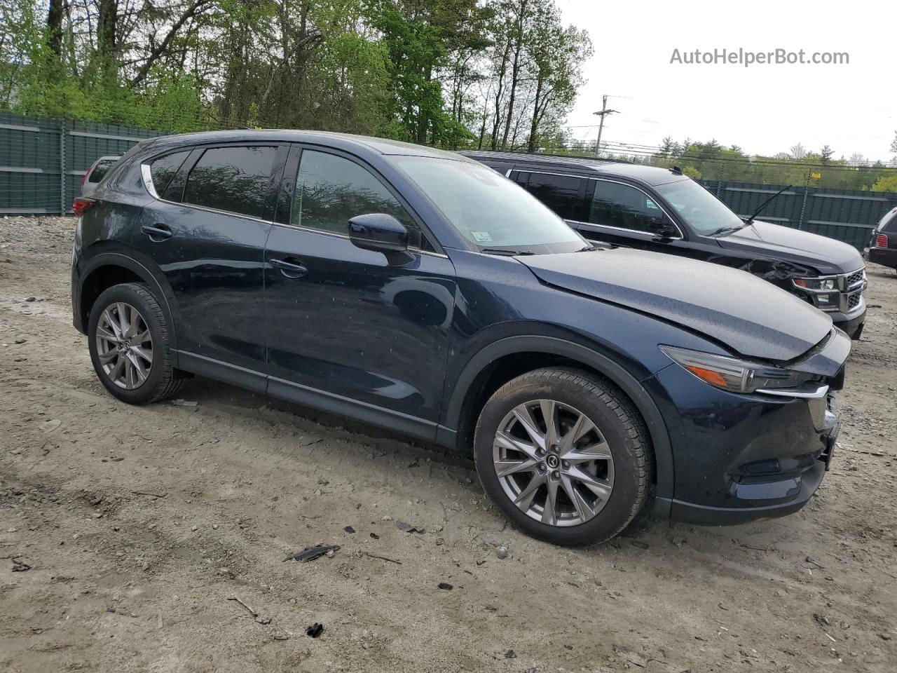 2019 Mazda Cx-5 Grand Touring Blue vin: JM3KFBDM0K0602522