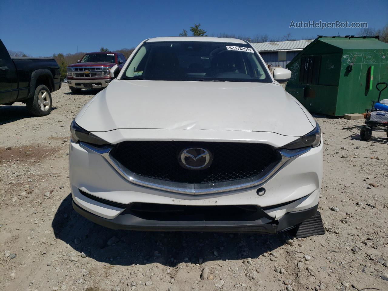 2019 Mazda Cx-5 Grand Touring White vin: JM3KFBDM0K0613231