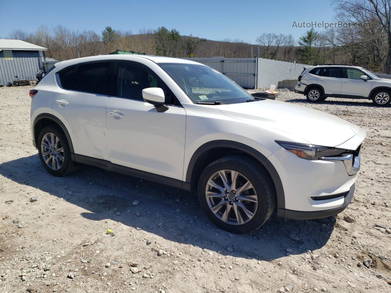 2019 Mazda Cx-5 Grand Touring Белый vin: JM3KFBDM0K0613231