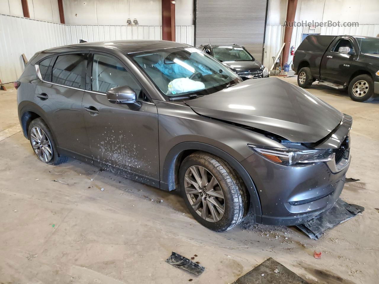 2019 Mazda Cx-5 Grand Touring Gray vin: JM3KFBDM0K1511471