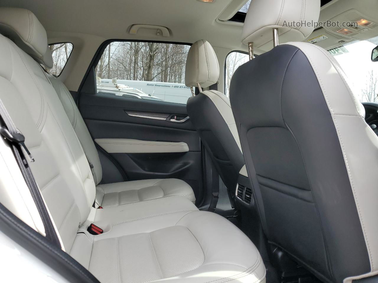 2019 Mazda Cx-5 Grand Touring White vin: JM3KFBDM0K1551209