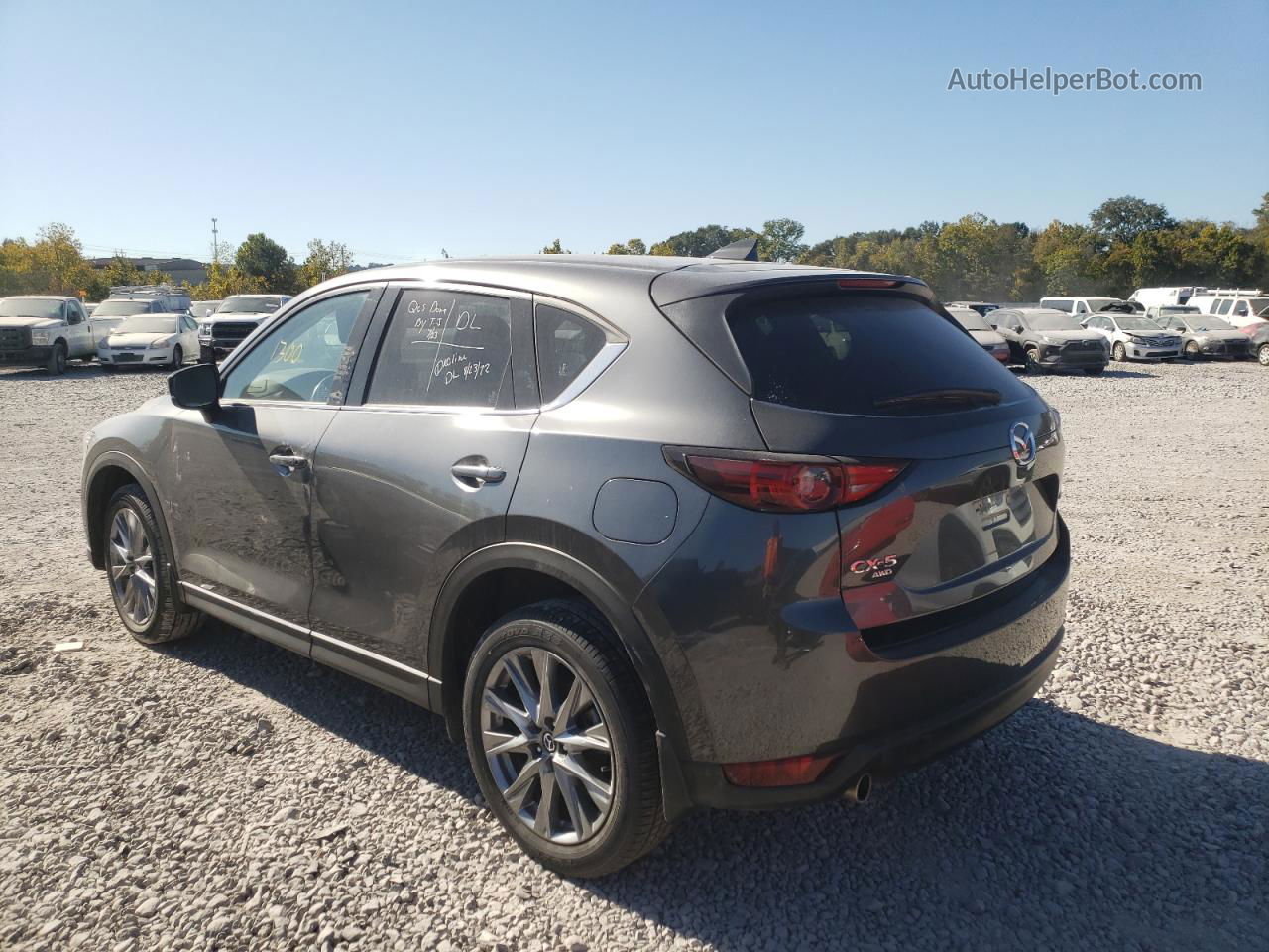 2021 Mazda Cx-5 Grand Touring Gray vin: JM3KFBDM0M0361998