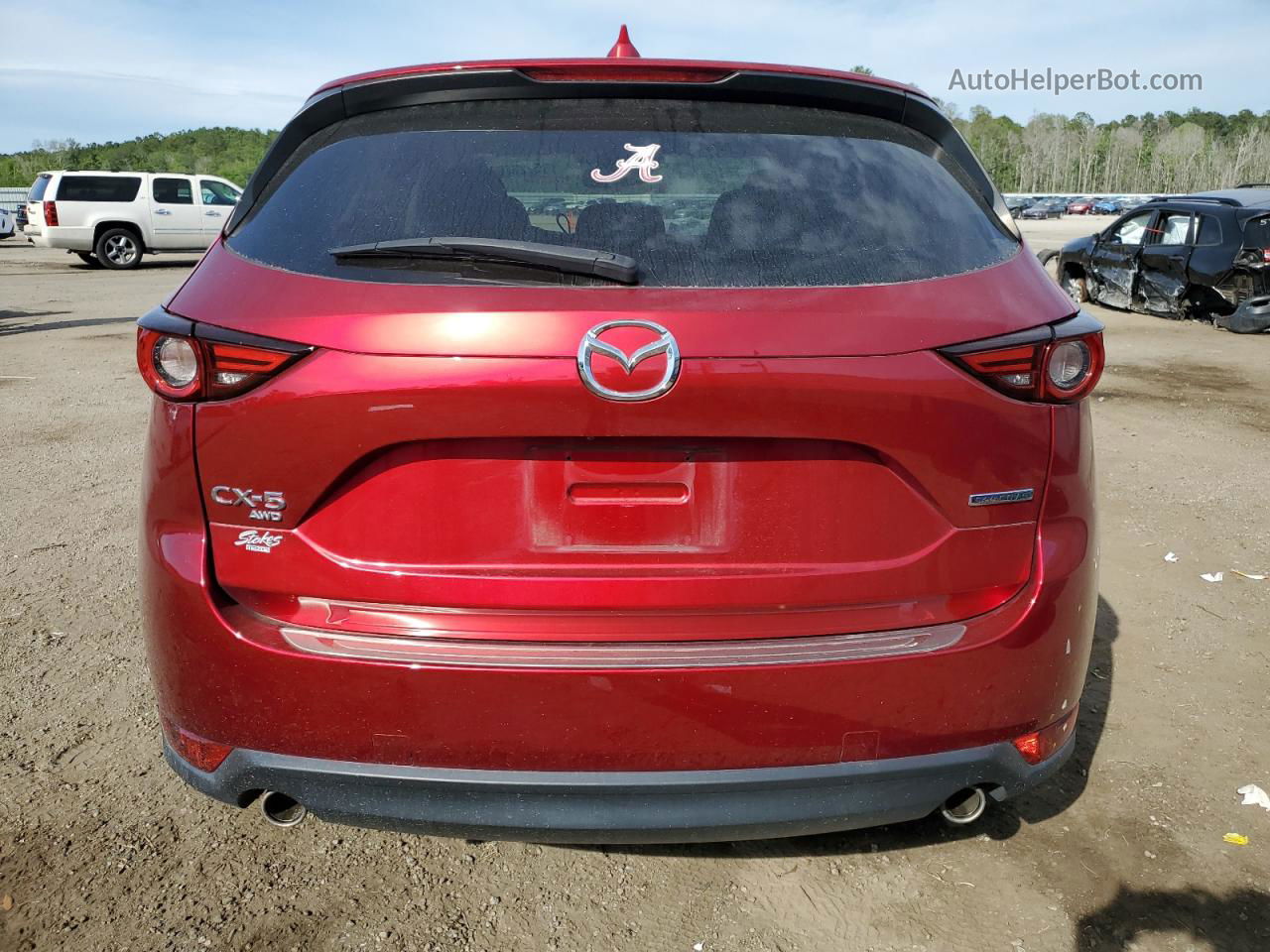 2021 Mazda Cx-5 Grand Touring Красный vin: JM3KFBDM0M0484359