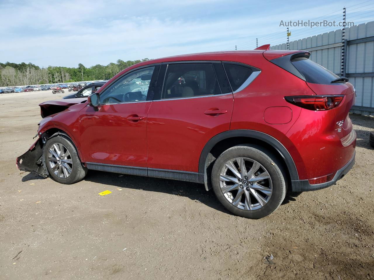 2021 Mazda Cx-5 Grand Touring Красный vin: JM3KFBDM0M0484359