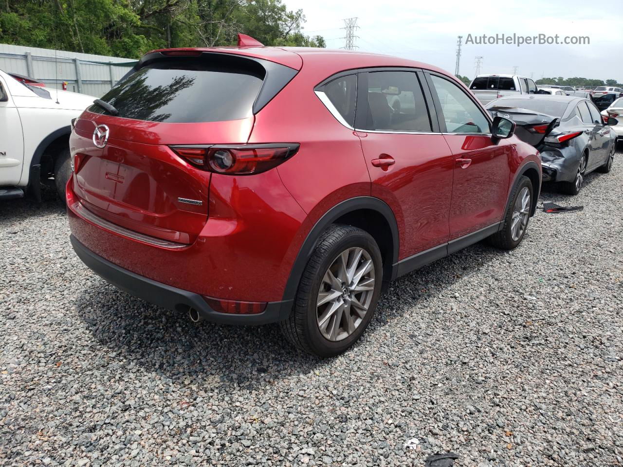 2021 Mazda Cx-5 Grand Touring Red vin: JM3KFBDM0M0484815