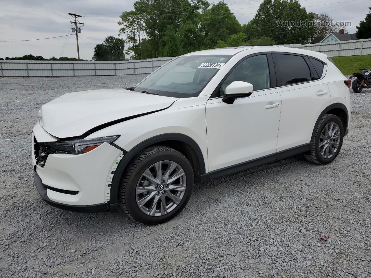 2021 Mazda Cx-5 Grand Touring Белый vin: JM3KFBDM0M1453428