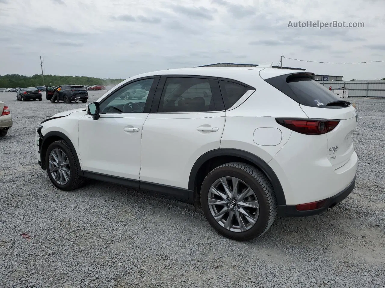 2021 Mazda Cx-5 Grand Touring Белый vin: JM3KFBDM0M1453428