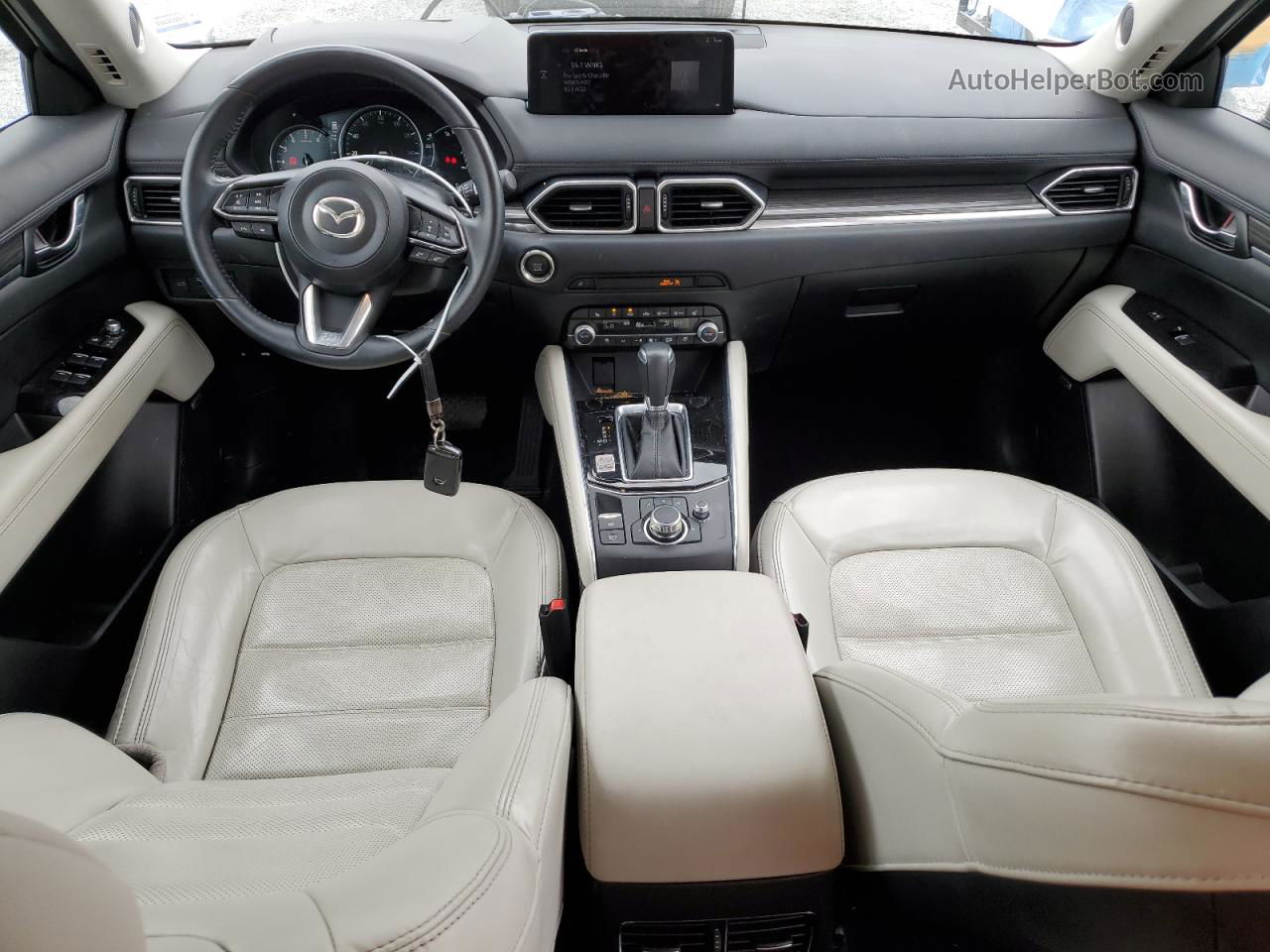 2021 Mazda Cx-5 Grand Touring Белый vin: JM3KFBDM0M1453428