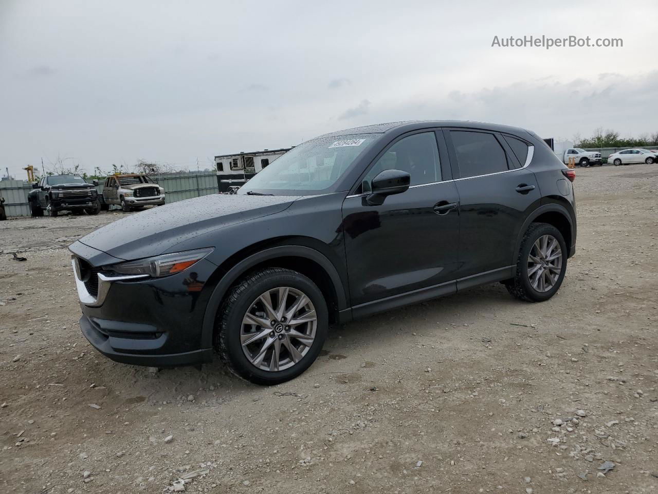 2019 Mazda Cx-5 Grand Touring Black vin: JM3KFBDM1K0523442