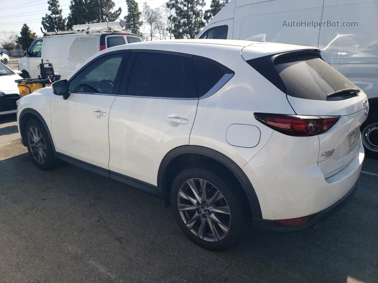 2019 Mazda Cx-5 Grand Touring White vin: JM3KFBDM1K0641328