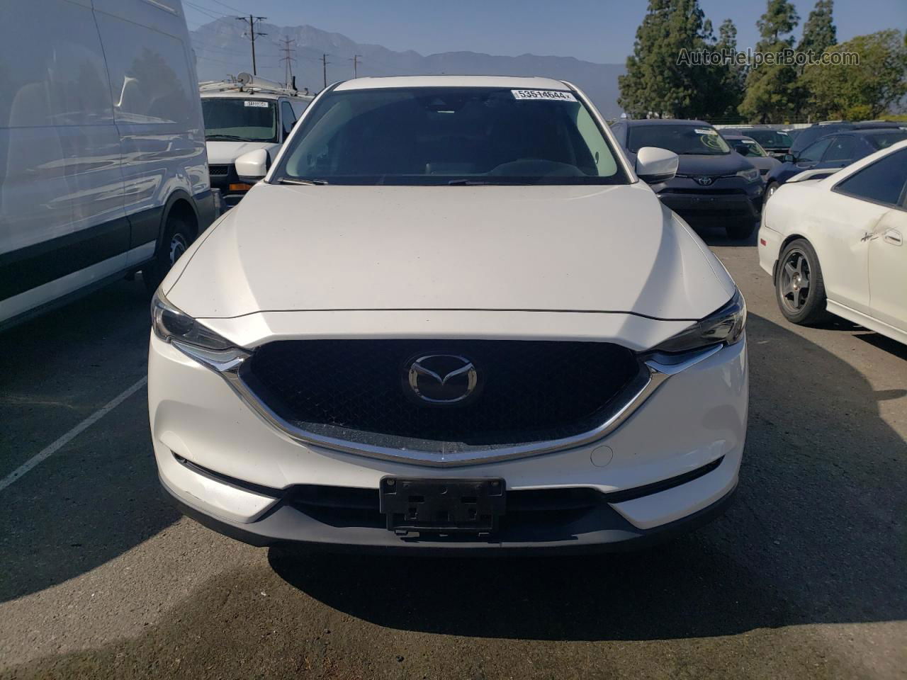 2019 Mazda Cx-5 Grand Touring White vin: JM3KFBDM1K0641328