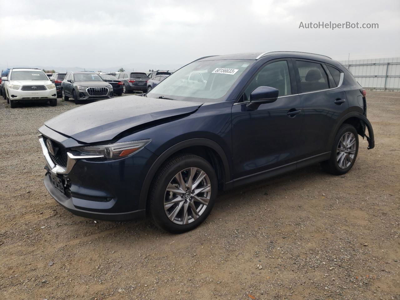 2019 Mazda Cx-5 Grand Touring Синий vin: JM3KFBDM1K0698497