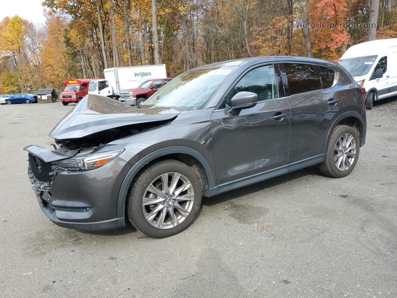 2019 Mazda Cx-5 Grand Touring Charcoal vin: JM3KFBDM1K1582095