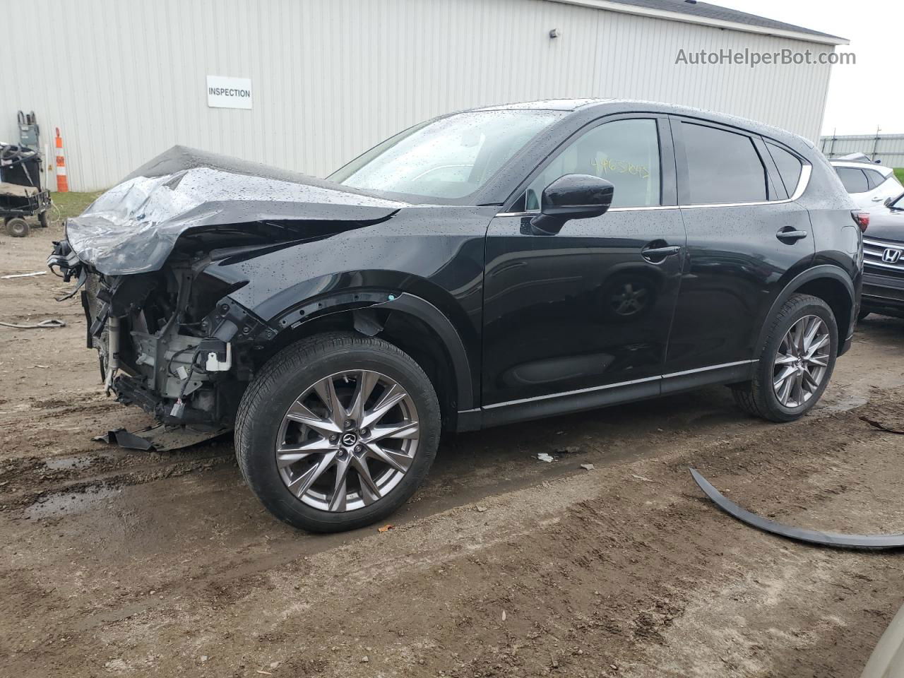 2019 Mazda Cx-5 Grand Touring Black vin: JM3KFBDM1K1627343