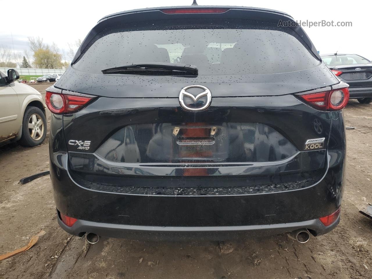 2019 Mazda Cx-5 Grand Touring Black vin: JM3KFBDM1K1627343