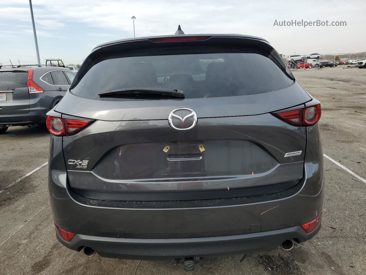 2019 Mazda Cx-5 Grand Touring Gray vin: JM3KFBDM1K1694752